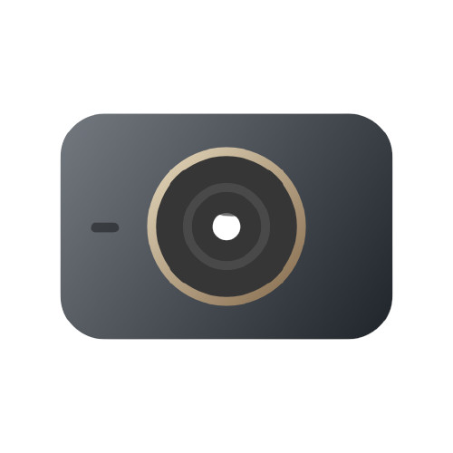 Compact Raspberry Pi Dash Camera A compact black Raspberry Pi dash camera for vehicles.