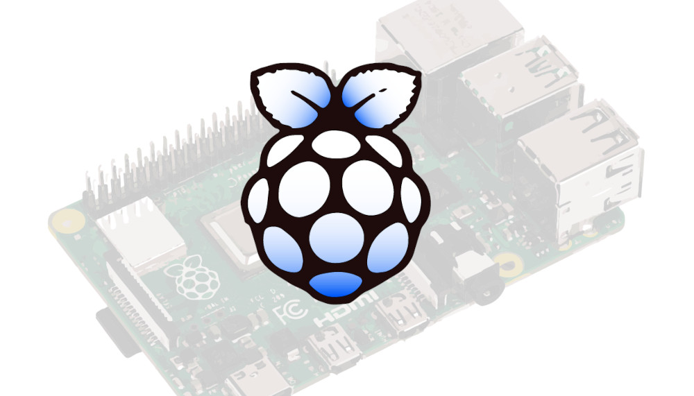 Raspberry Pi Logo & Device Raspberry pi logo on top of a raspberry pi device