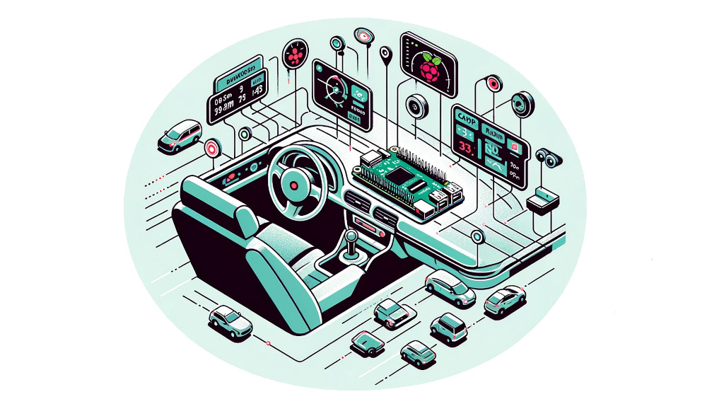 Rasberry Pi Driving Assistance Raspberry Pi as a key component in an automated driving system.