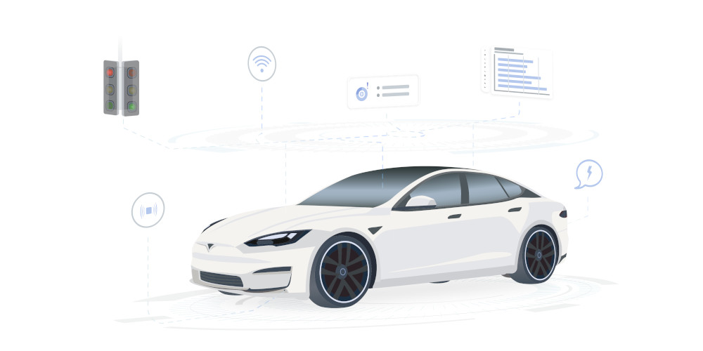 Vehicle Data Schematic of Vehicle Data Management System