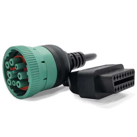 Cummins 9 PIN J1939 (J1708) to 16 PIN OBD-II Adapter Cable
